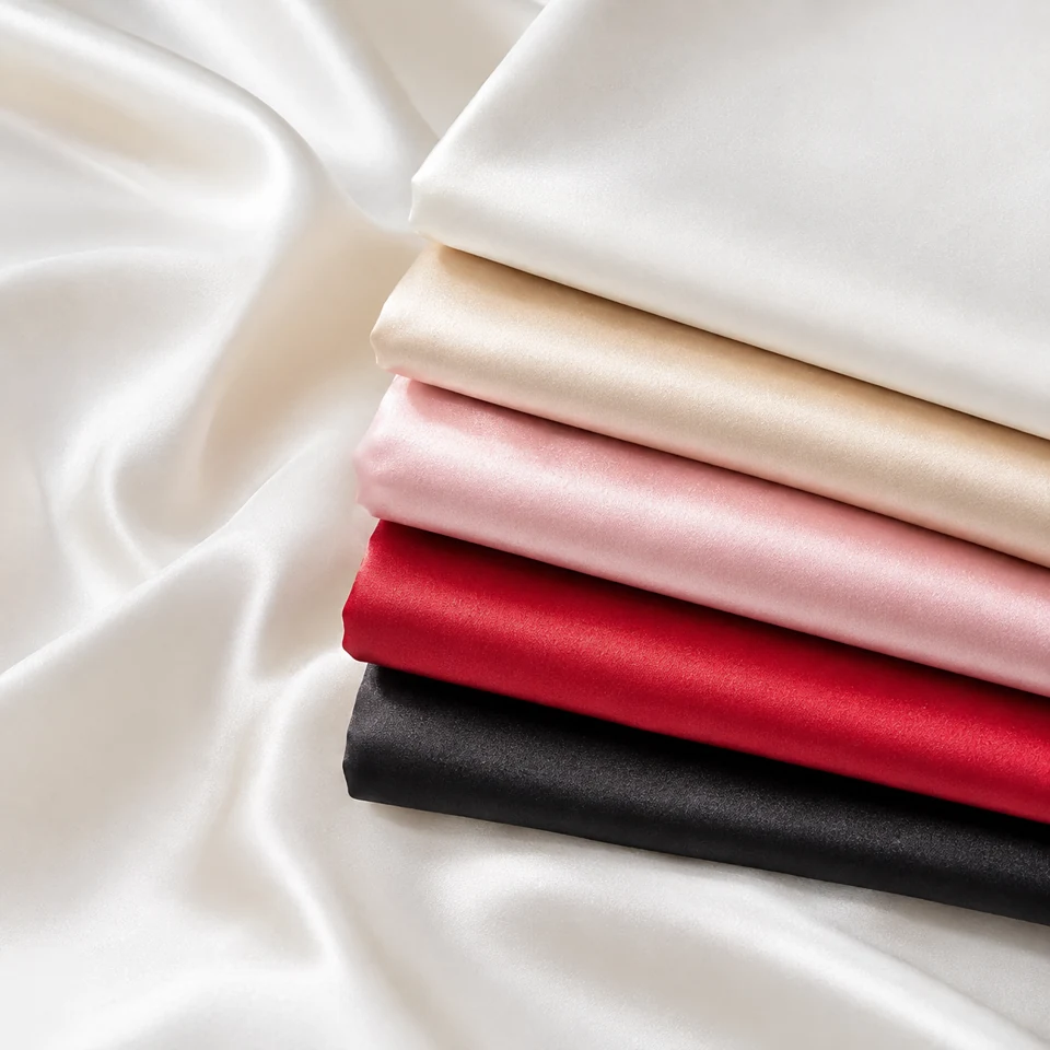 Satin-look collection