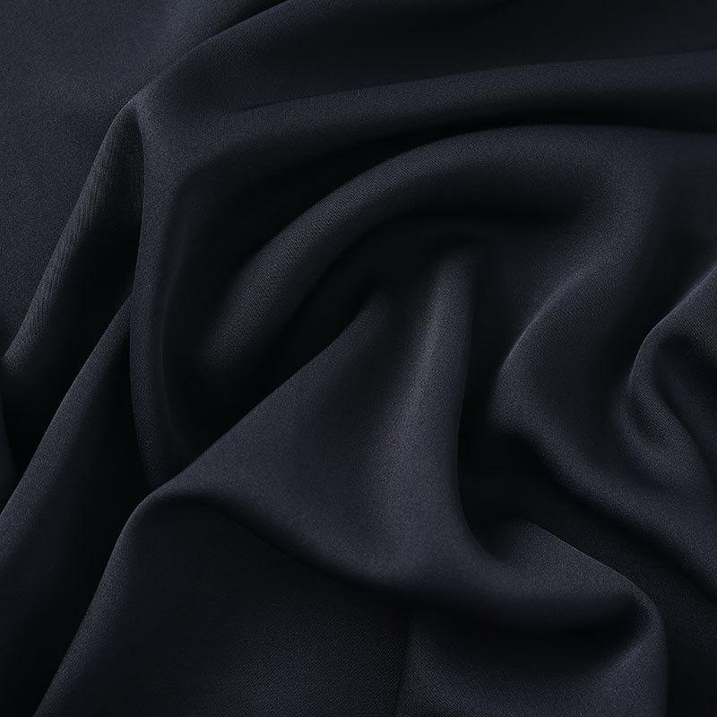 Abaya fabric supplier — black polyester fabric