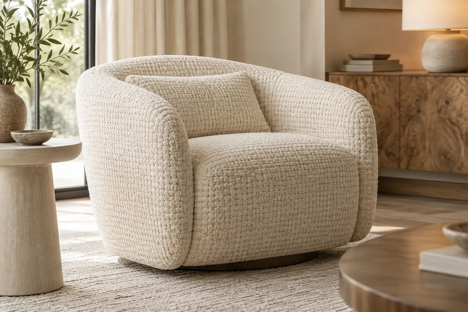 Seat cushions and fitted covers, illustrative application